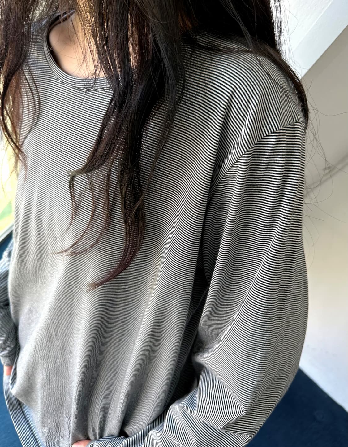 Narrow stripe design L/S top 상품이미지2