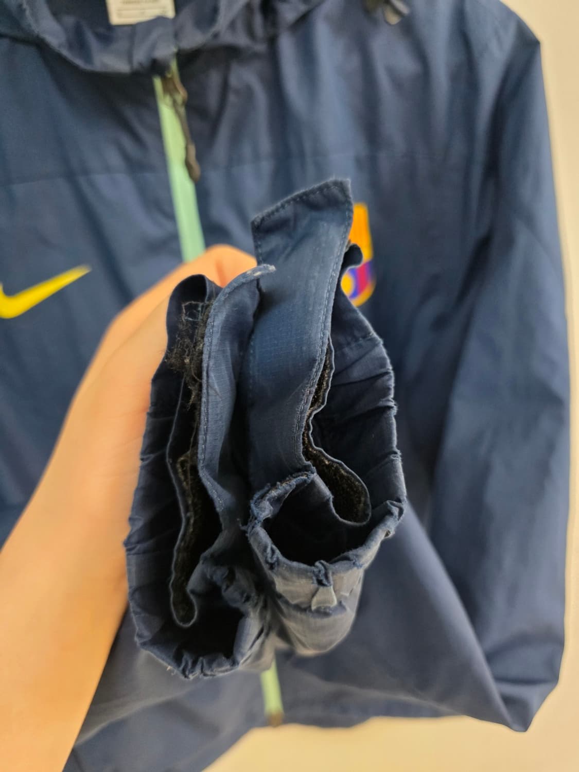 나이키 바르셀로나 바람막이 트레이닝탑 상품이미지7