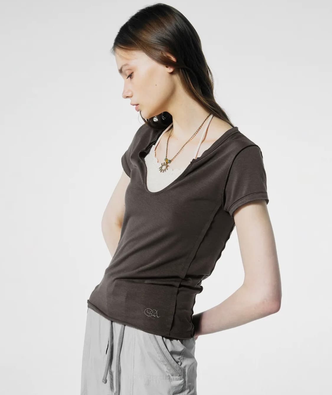 Vintage Symbol Logo Tee Mocha 상품이미지1