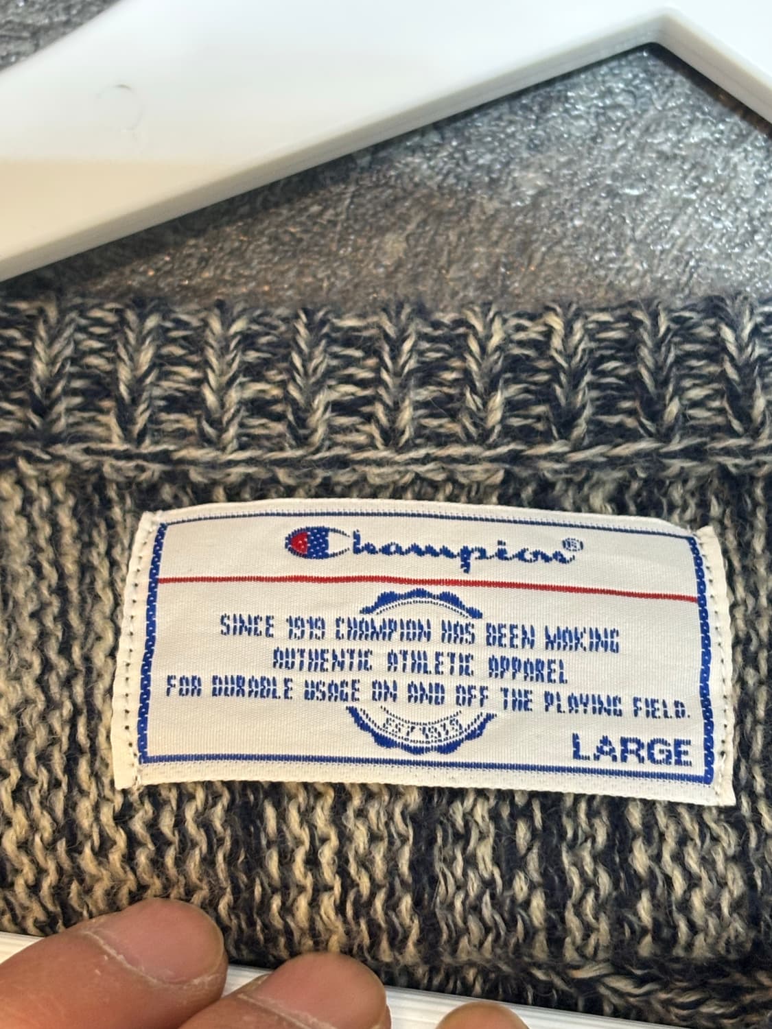 챔피온 올드스쿨 니트 L사이즈 상품이미지6