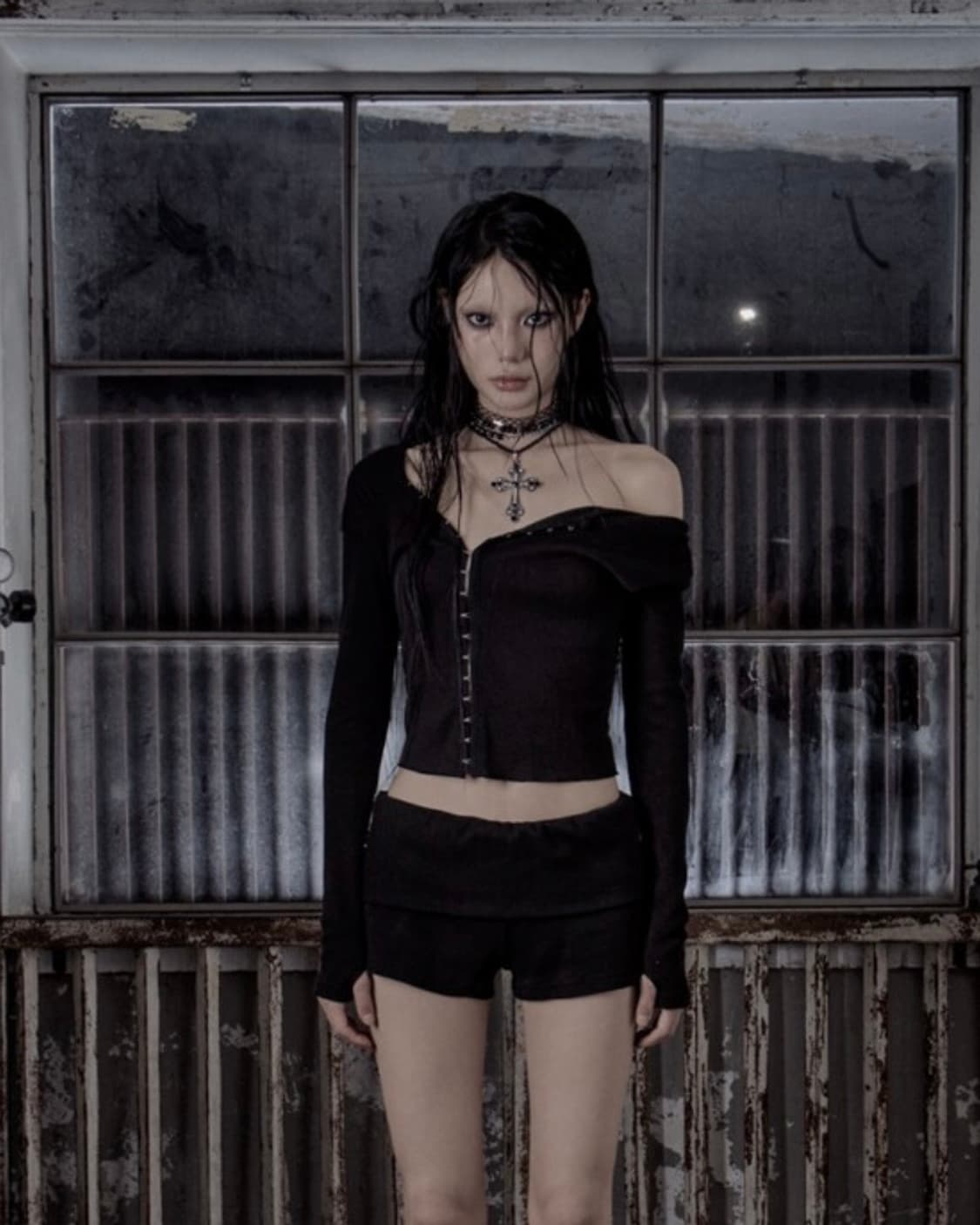 [MLK] HOOK OFF-SHOULDER CARDIGAN 상품이미지2