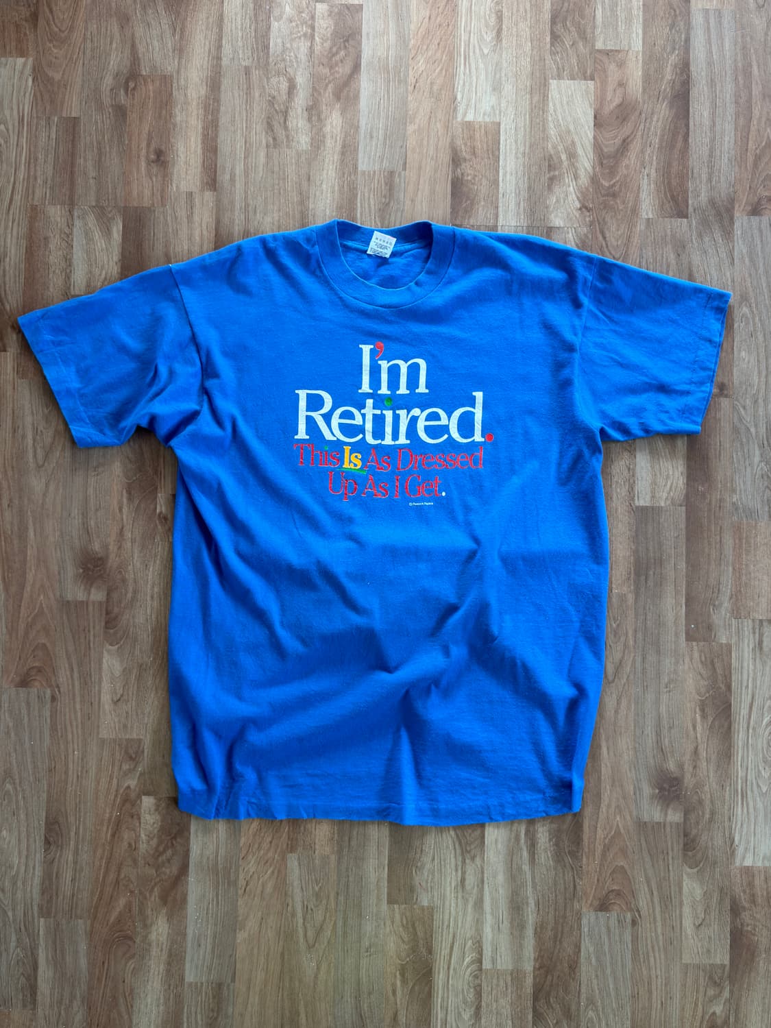 90s i’m retired 빈티지 티셔츠 싱글스티치 상품이미지1