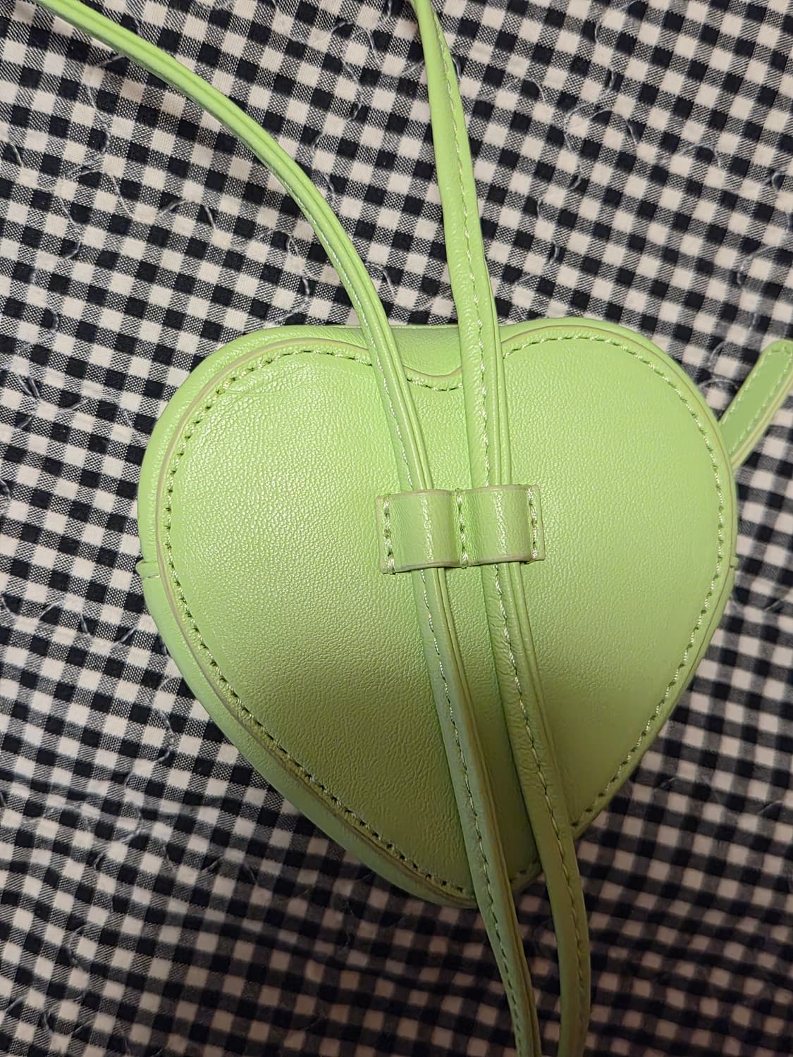 시눈 하트 미니백 애플그린 (긴 끈 ver.) 상품이미지6