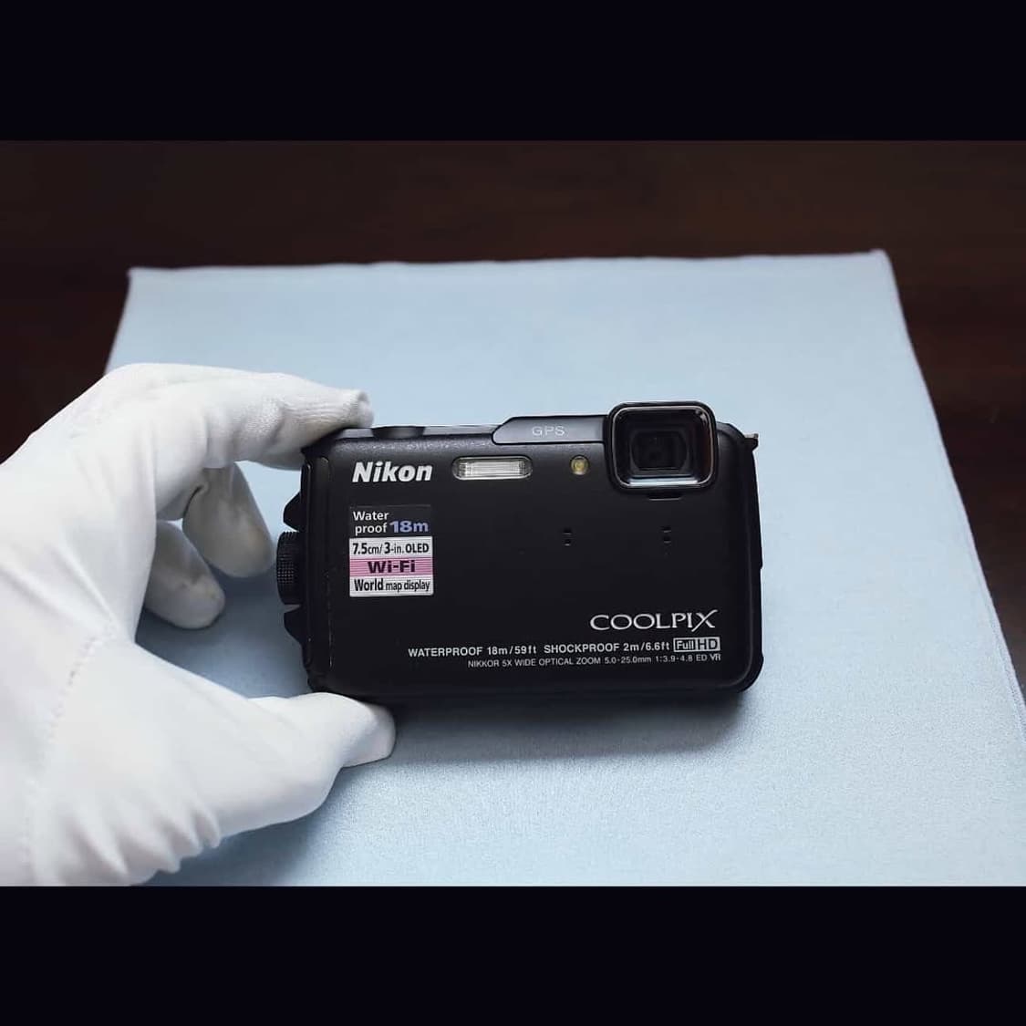 니콘 쿨픽스 aw110 블랙 풀박스 민트~A급 상품이미지9