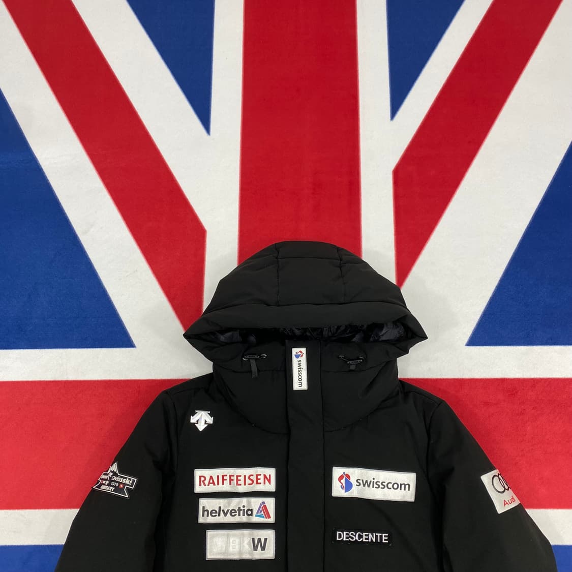 데상트 40주년 스위스스키 덕다운 롱패딩 95 상품이미지3