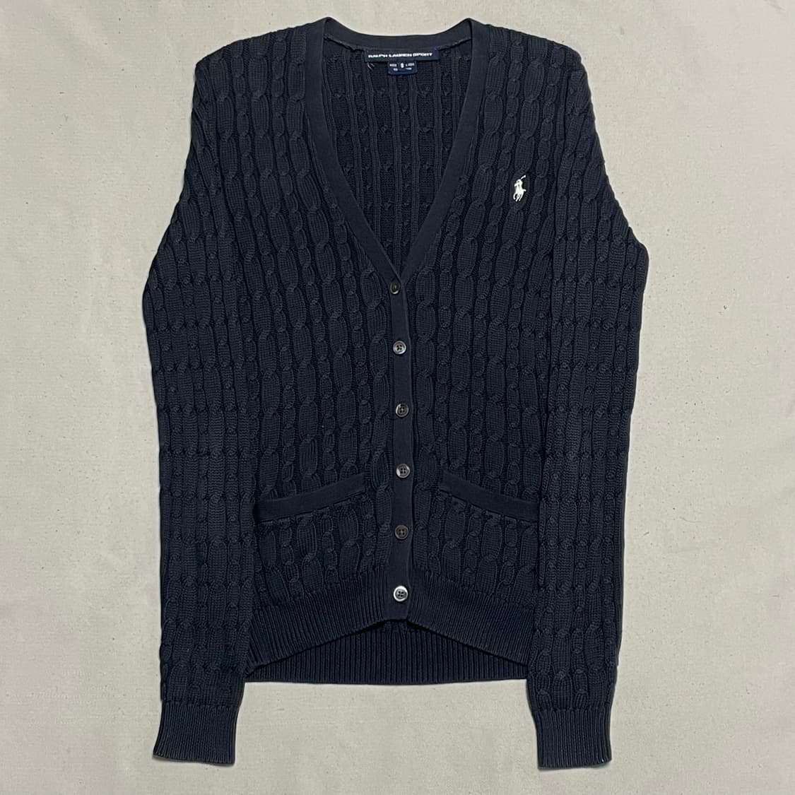 S 폴로랄프로렌 스포츠 여성용 케이블 니트 가디건 상품이미지2