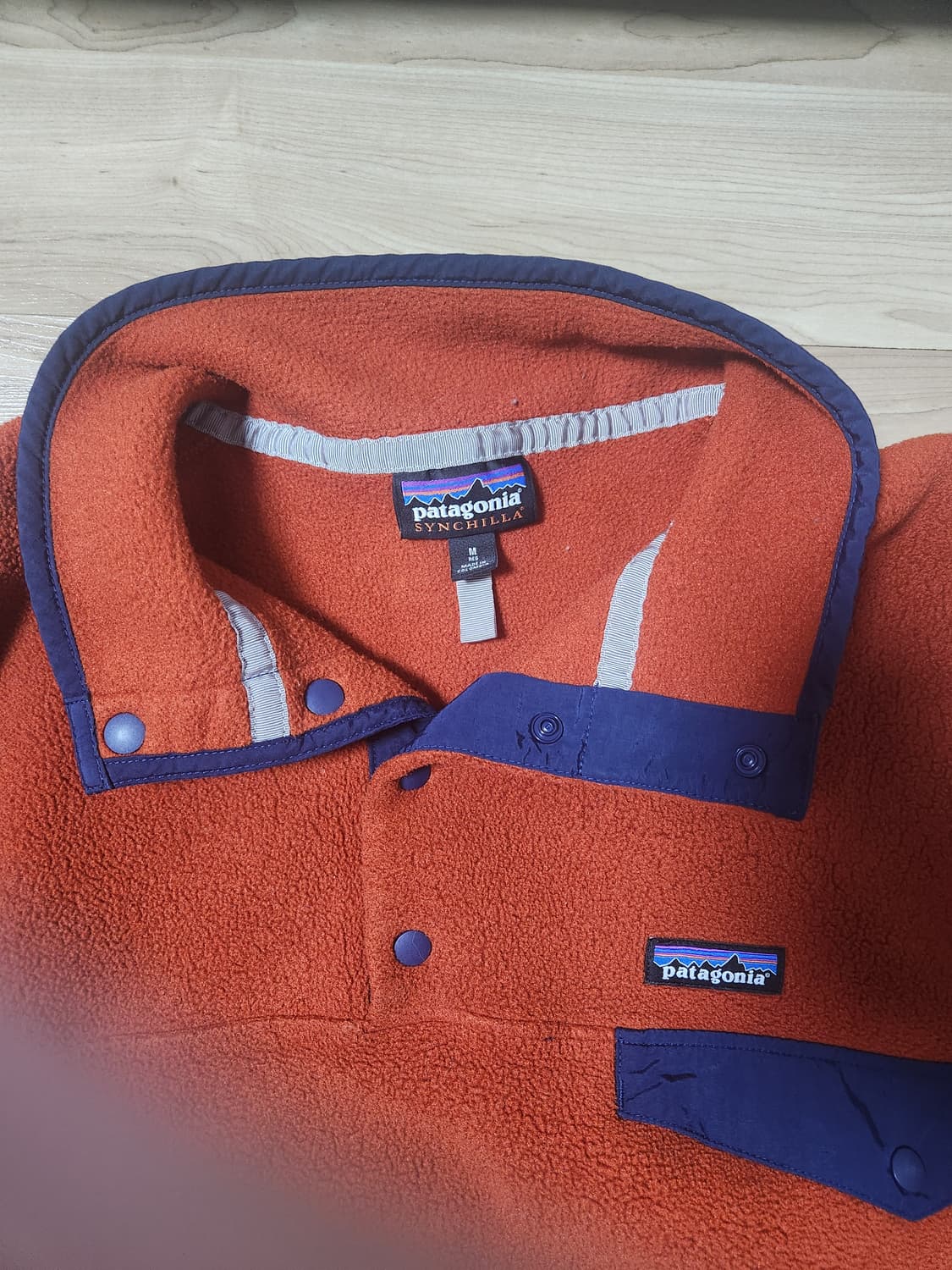 파타고니아 신칠라 버니쉬드 레드 팝니다(M) 상품이미지3