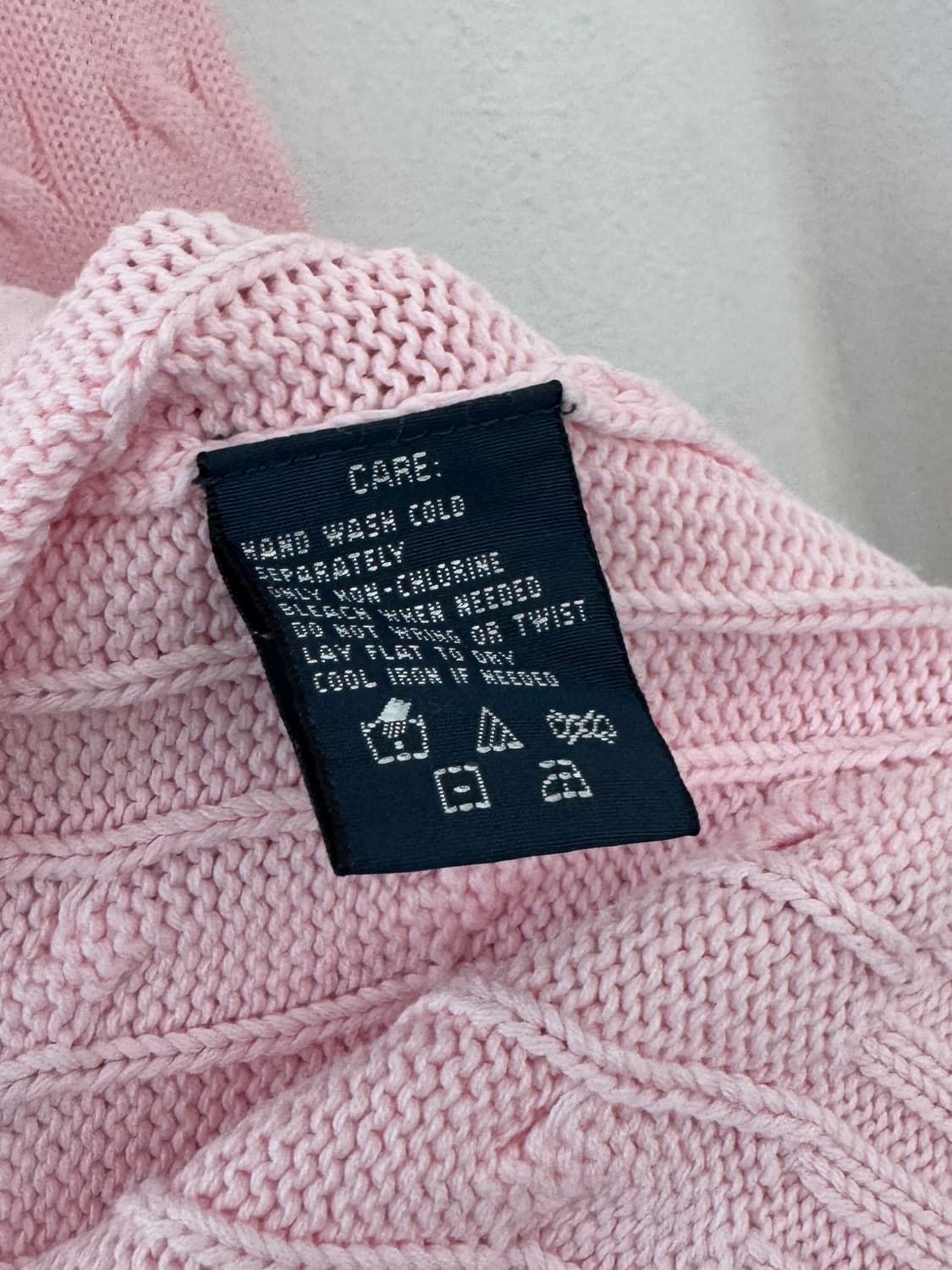 폴로 연핑크 후드집업 상품이미지5