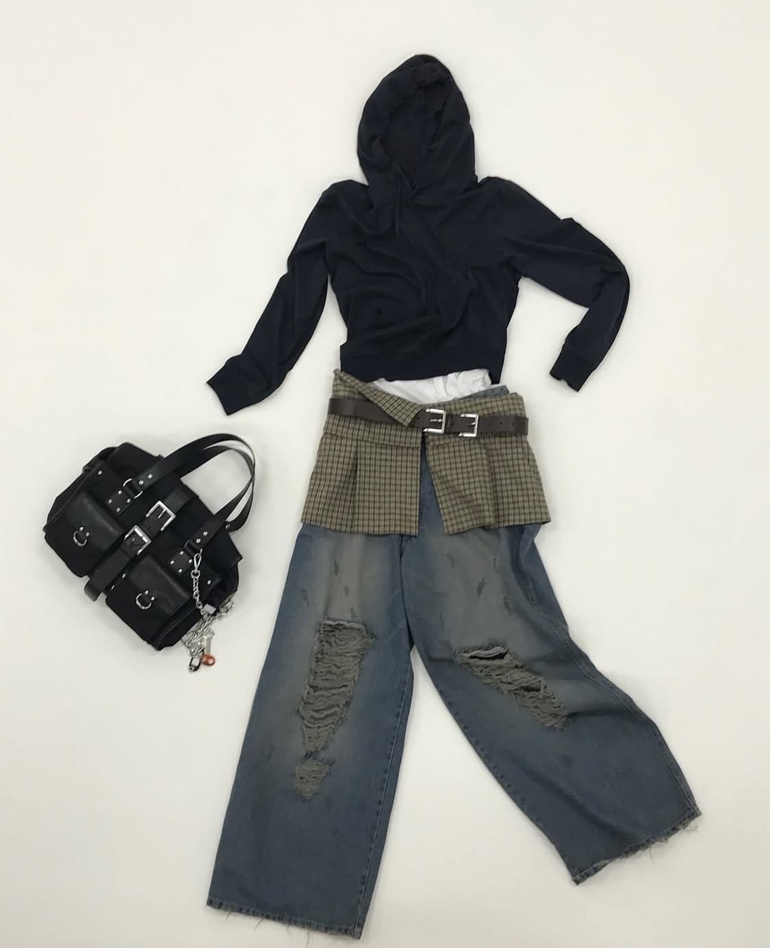 Lcdc 엘씨디씨 DISTRESSED WIDE-LEG DENIM 데님 상품이미지3