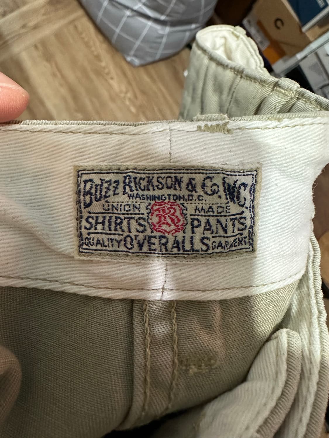 버즈릭슨X Bshop콜라보 밀리터리 치노36사이즈 상품이미지3