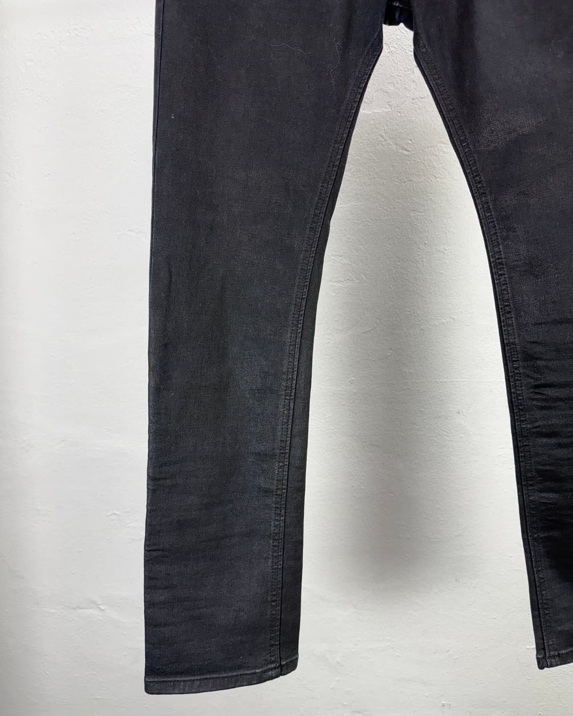 디젤 투 페이스 플랙 블루 왁스 코티드 데님 팬츠 상품이미지4