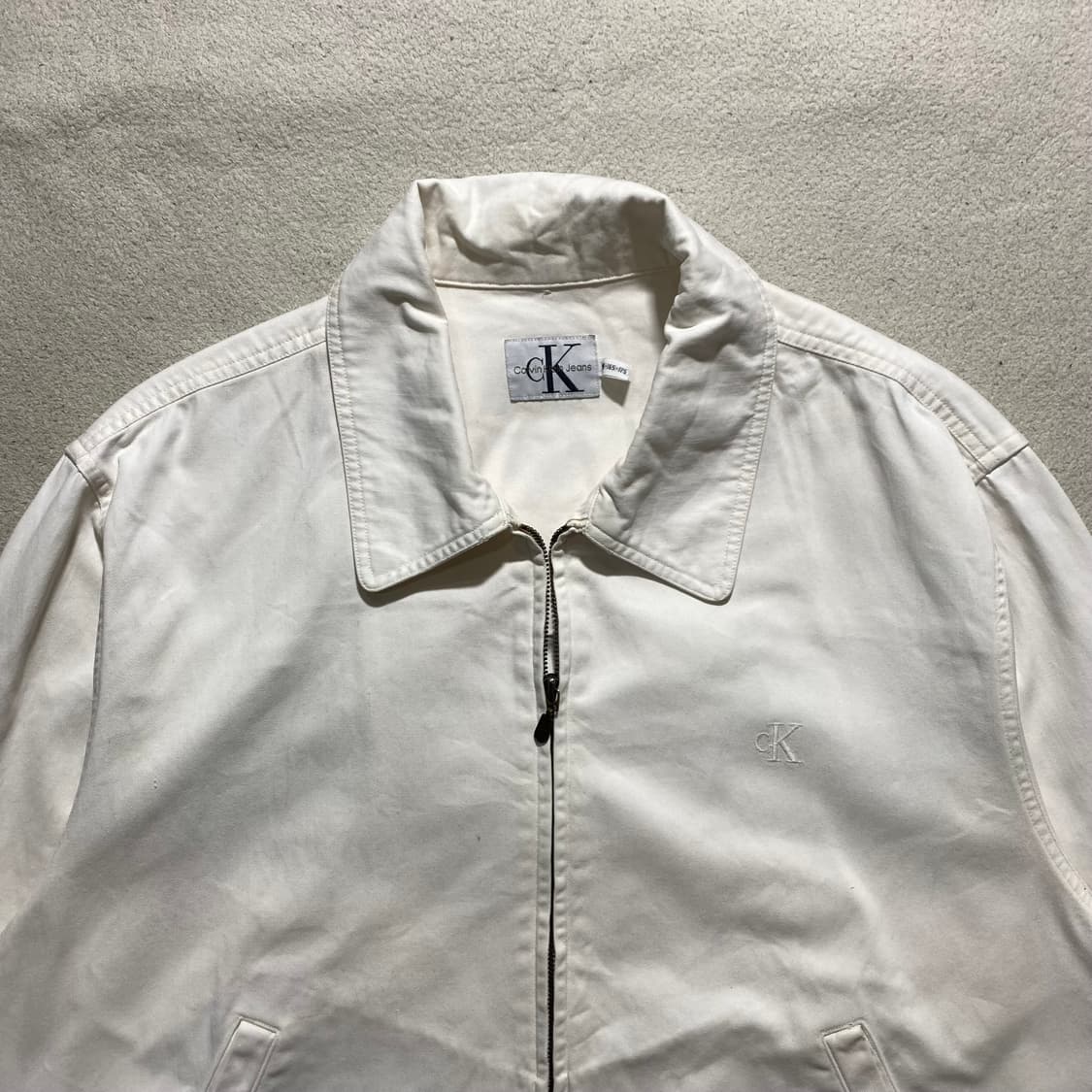 CK 캘빈 클라인 화이트 블루종 자켓 상품이미지2
