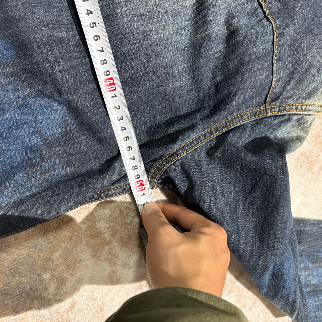 버커루 데미지 디테일 데님셔츠 상품이미지9