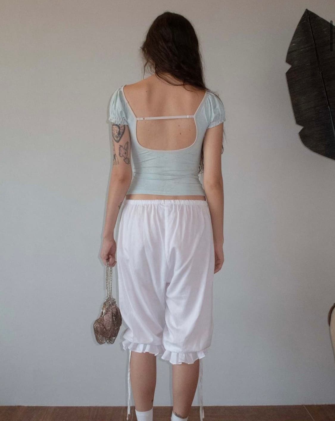 스컬프터 sculptor 투어리스트 스쿱 백 티셔츠 베이비블루 M 상품이미지4