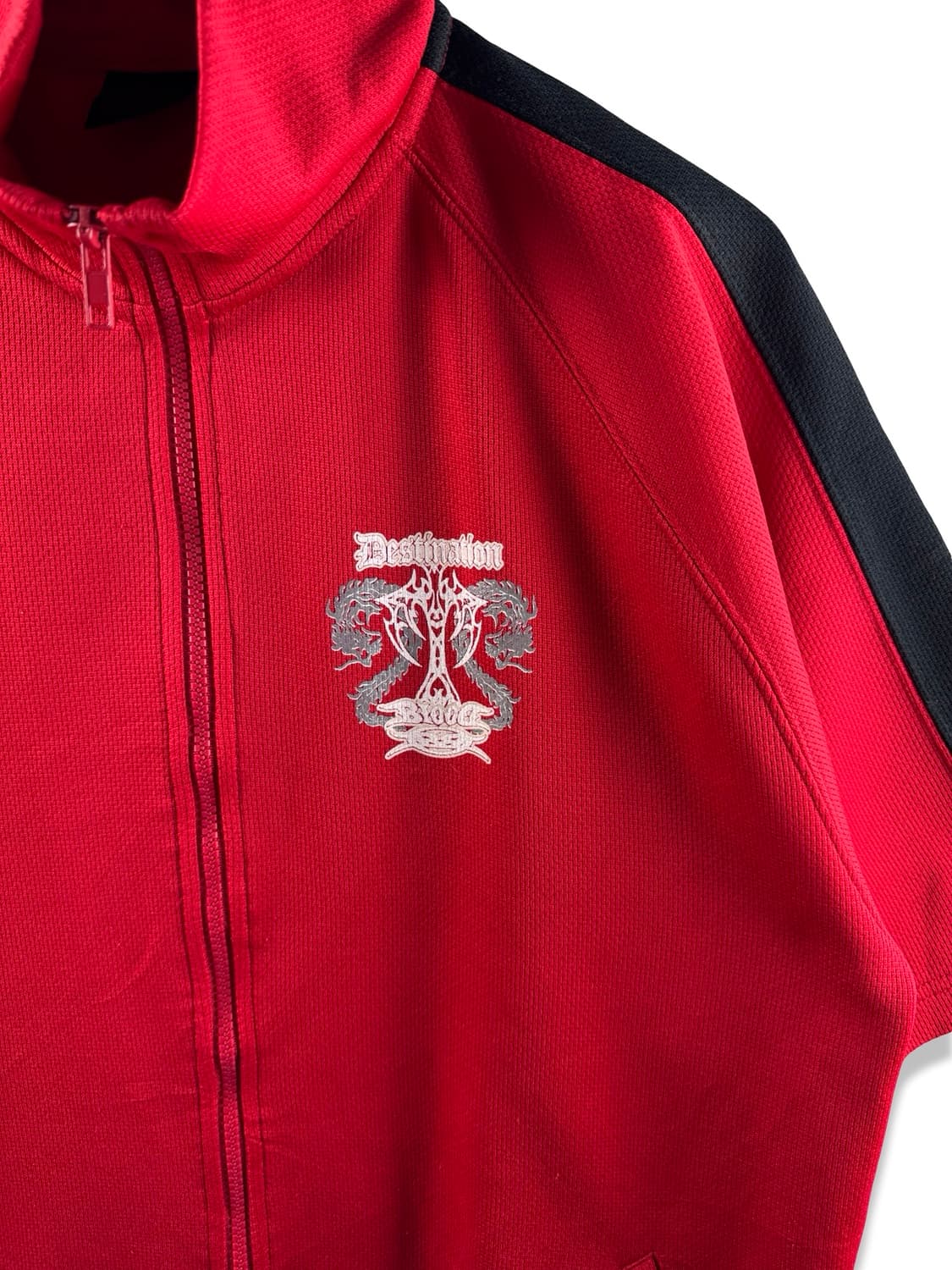 JPN Y2K 드래곤 레터링 프린팅 반팔져지2186 상품이미지3