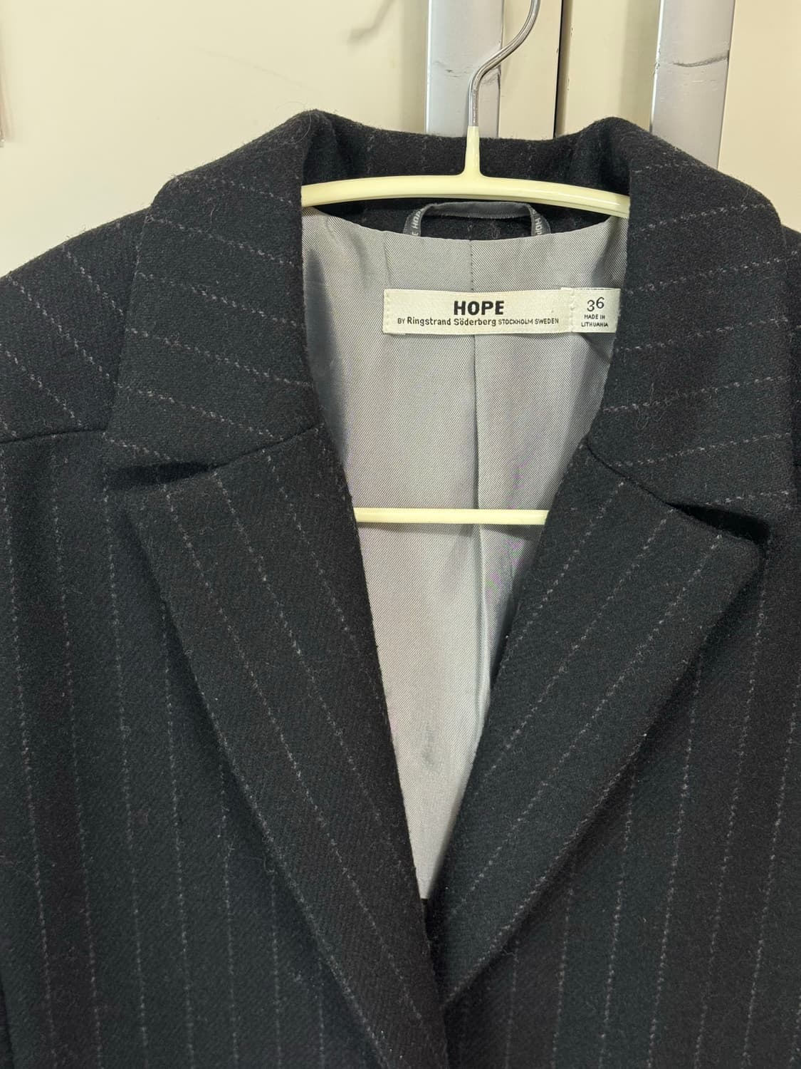 HOPE 스트라이프 코트 36 상품이미지5