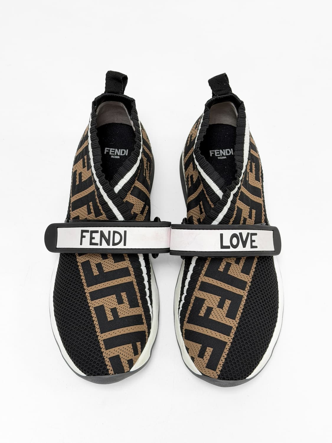 펜디 FF 로고 스트랩 삭스 니트 스니커즈 상품이미지2