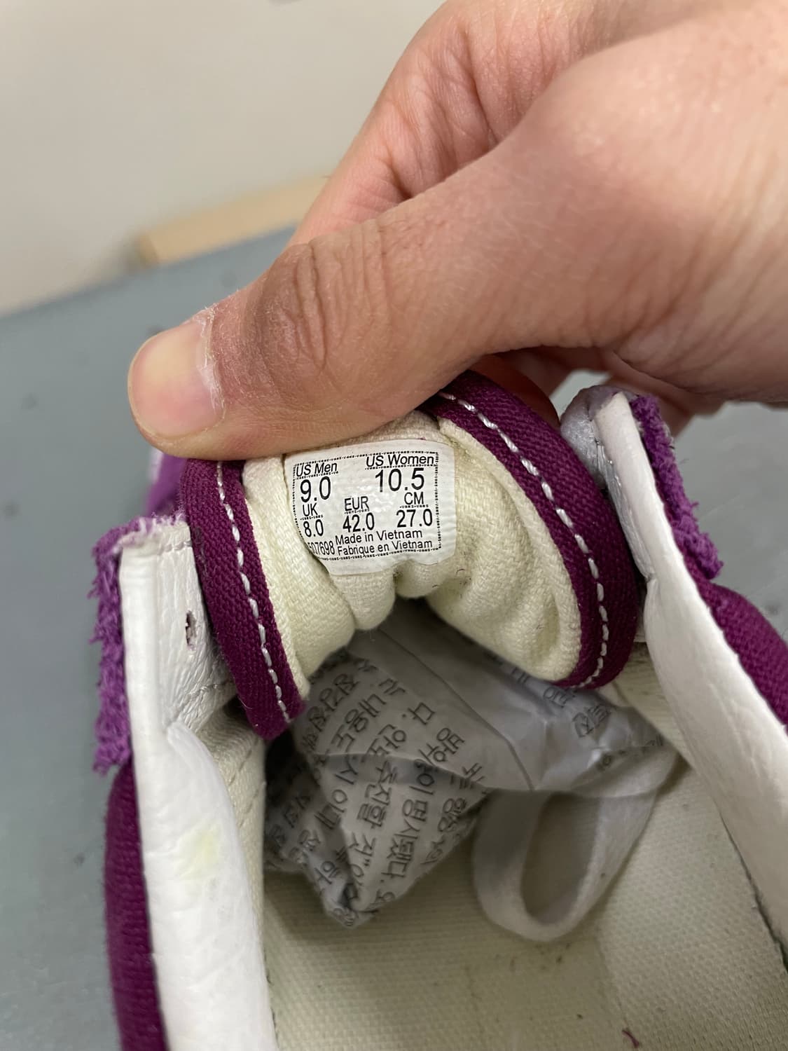 반스 올드스쿨 퍼플 270 상품이미지8