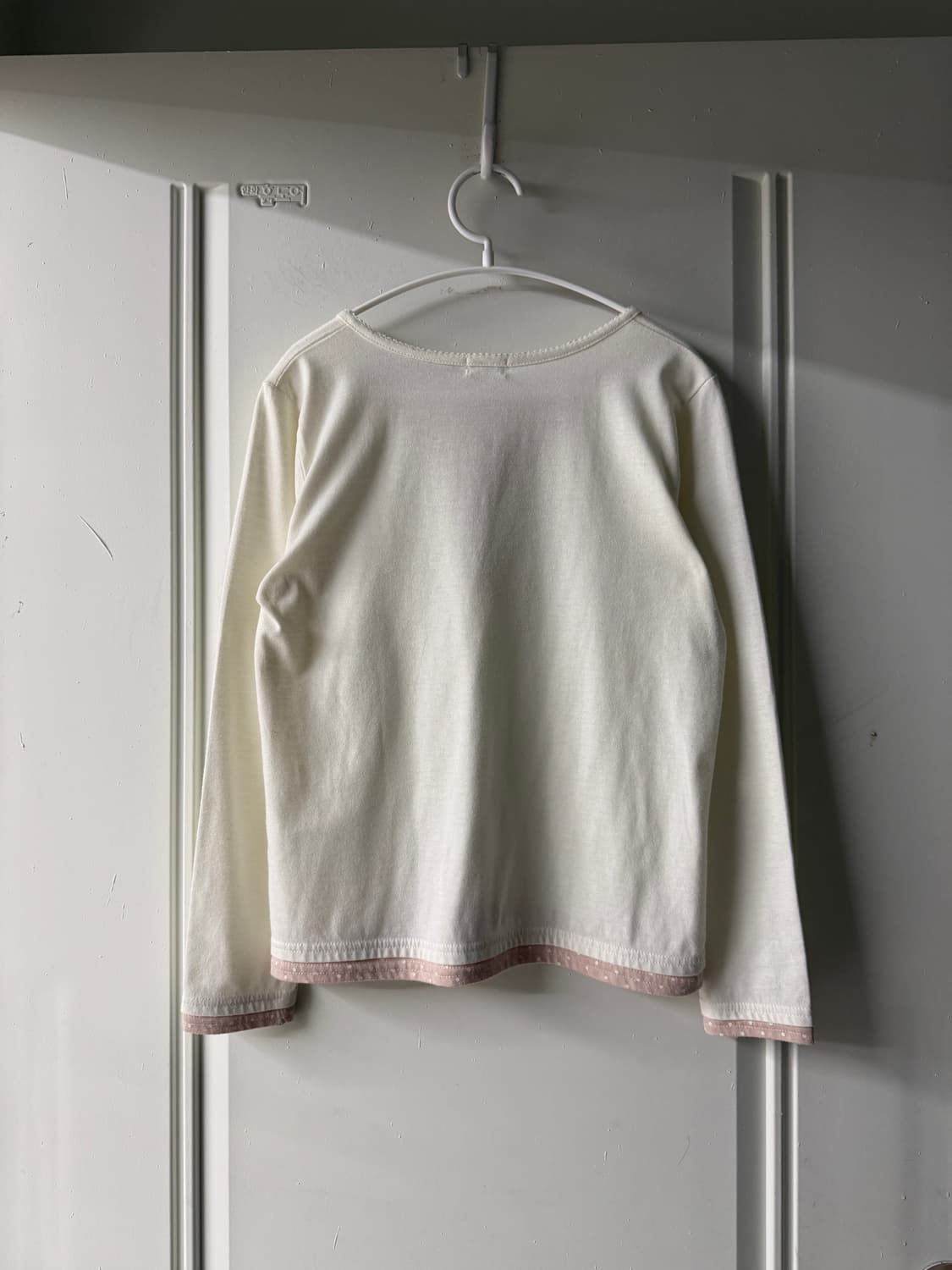 일본빈티지 핑크도트 레이어드 롱슬리브 상품이미지9