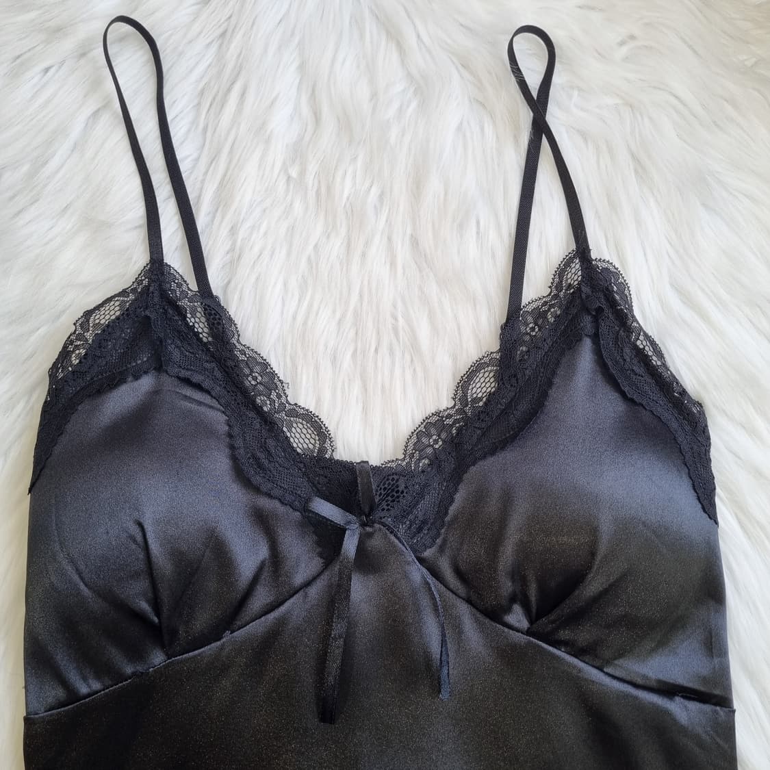 새틴 레이스 슬립 원피스 1952 상품이미지3