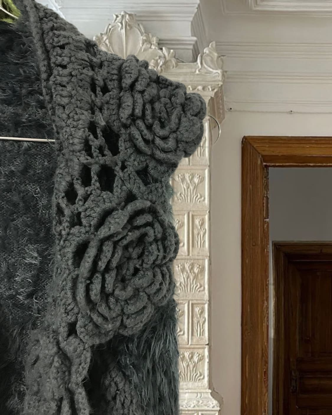  vintage flower crochet vest 상품이미지9