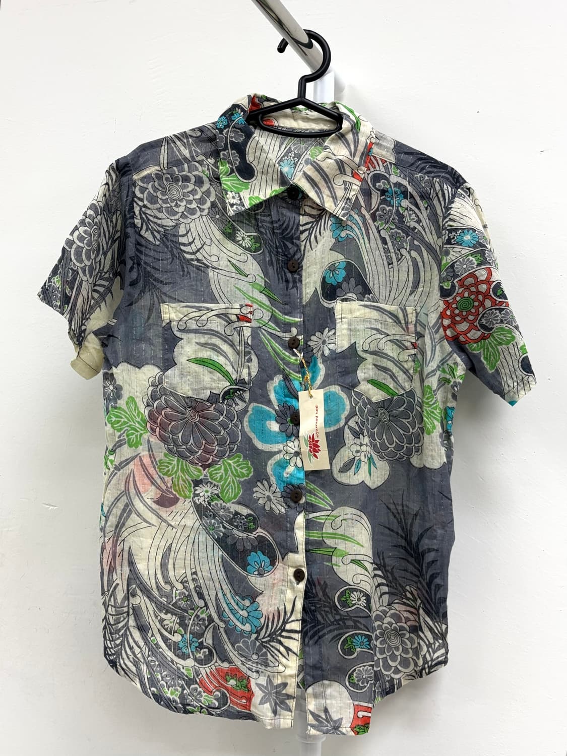 빈티지 오리엔탈 반팔 셔츠 상품이미지5