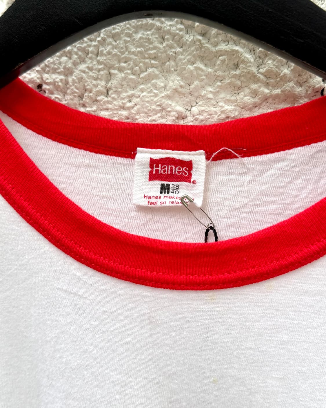 80’s Hanes Single Stitch Ringer T-shirt  상품이미지6