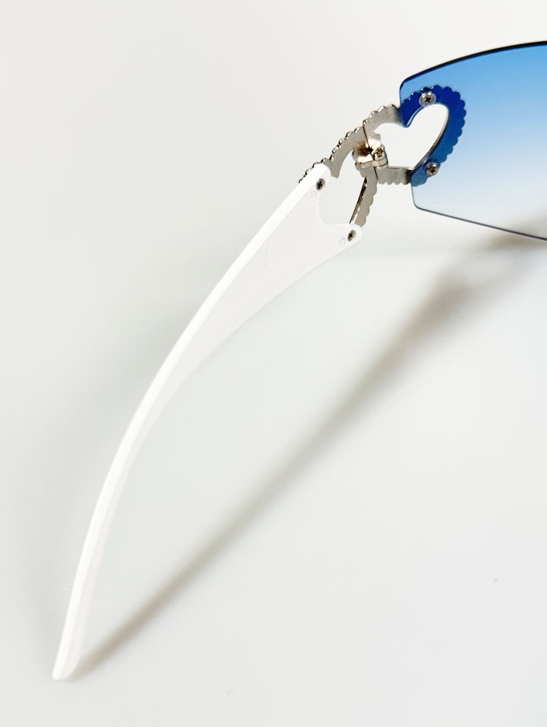 블루 무테 고글 쉴드 프레임 빈티지 틴트 선글라스 상품이미지7