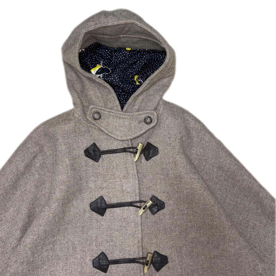 TSUMORI CHISATO 츠모리 치사토 후드 더플코트 상품이미지2