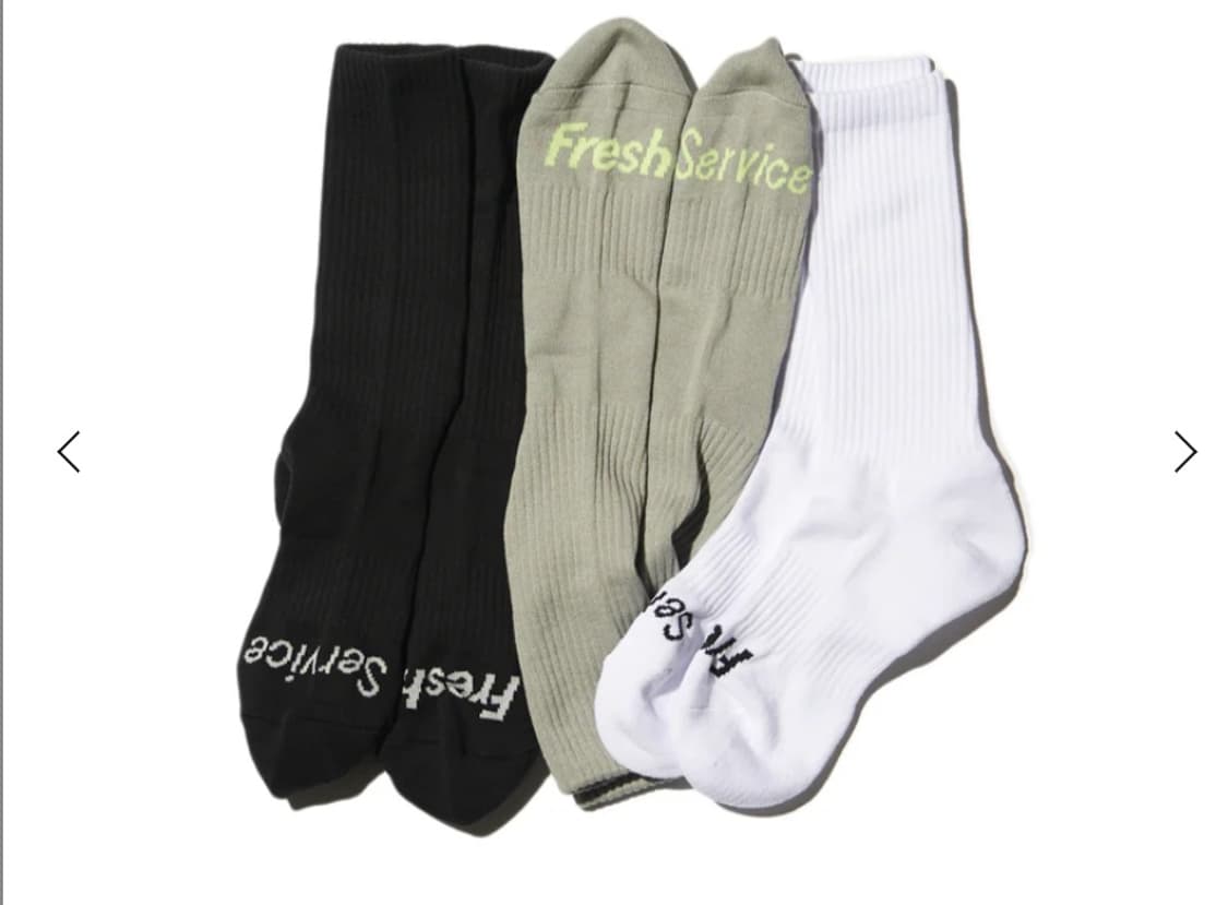 프레쉬서비스 freshservice 시그니처 양말 3set 상품이미지1