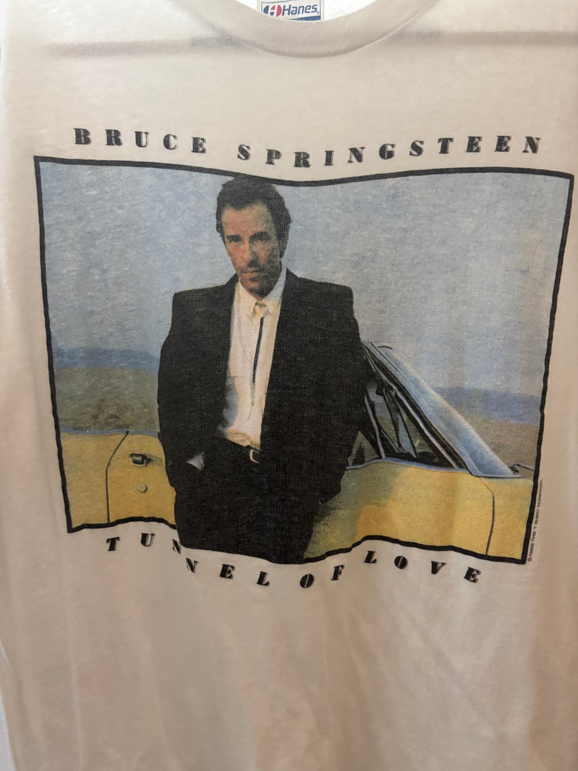 8~90s 브루스 스프링턴 밴드티셔츠 XL 상품이미지5