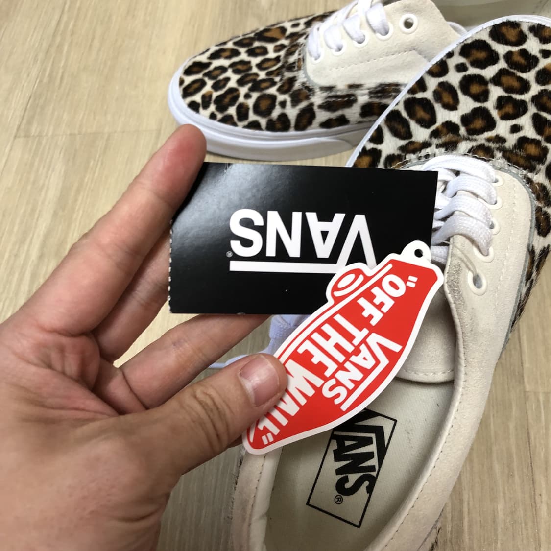(265) 새상품 반스 VANS 에라 소프트 스웨이드 마쉬멜로우 레오파드 상품이미지6
