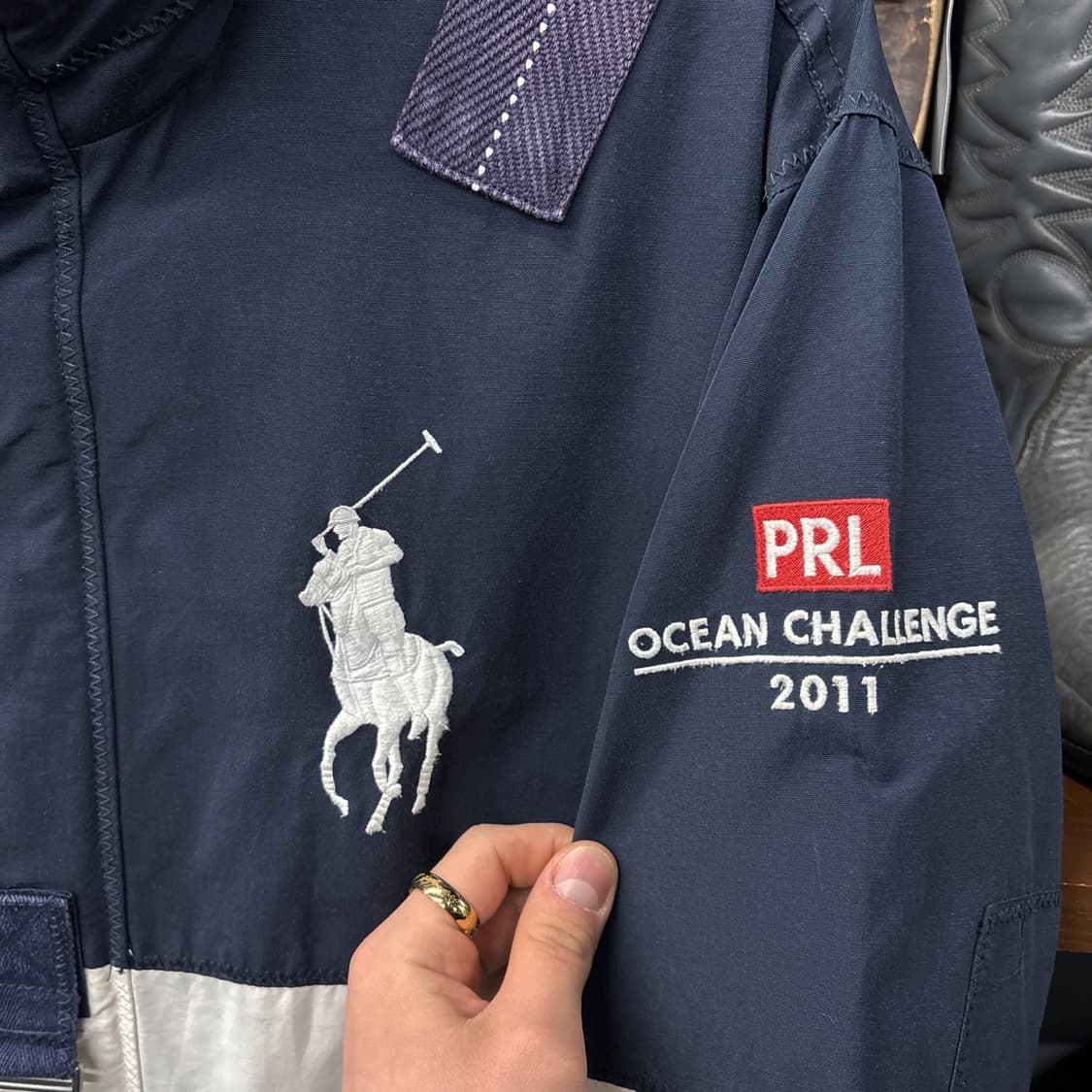 폴로 랄프로렌 USA 오션챌린지 빅포니 패치워크 덱자켓 N626 상품이미지6