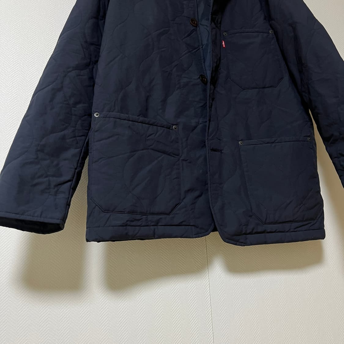 리바이스 퀼팅자켓 네이비 L 상품이미지4