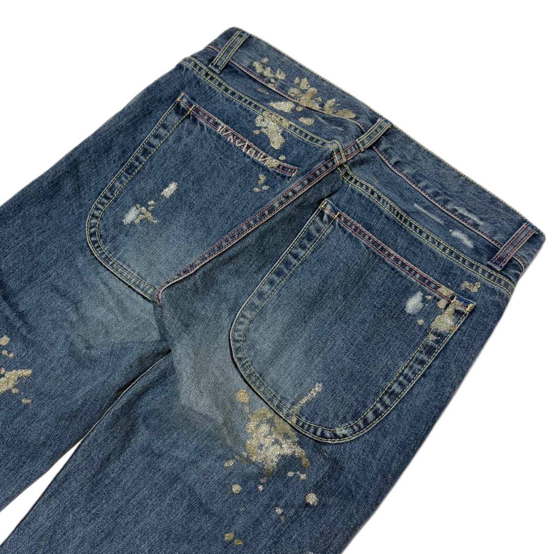 Tsumori chisato dirty painting denim jea 상품이미지5