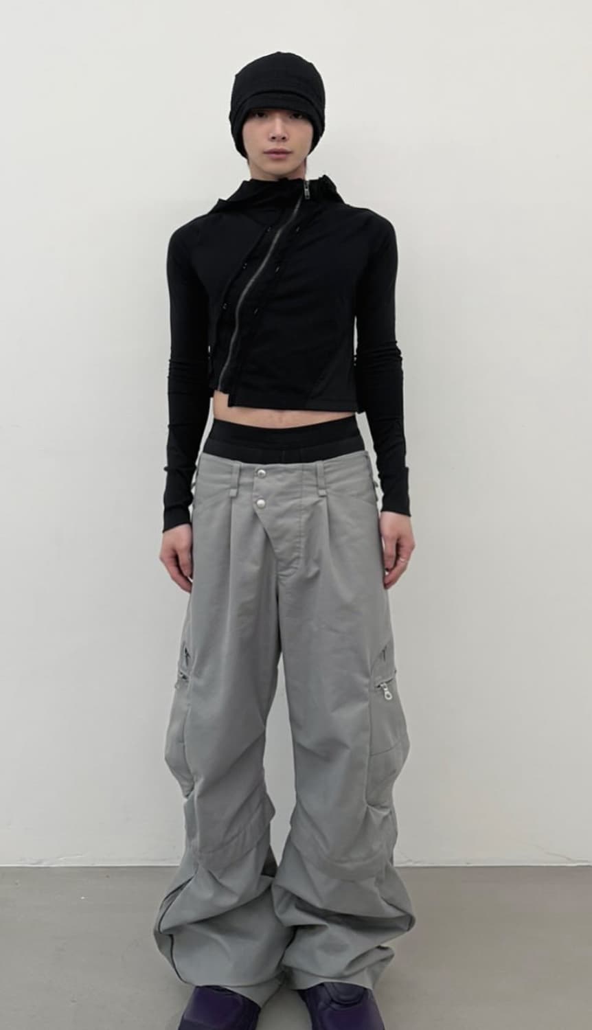 코스트퍼킬로 모듈러 카고 팬츠 블랙 L 상품이미지5