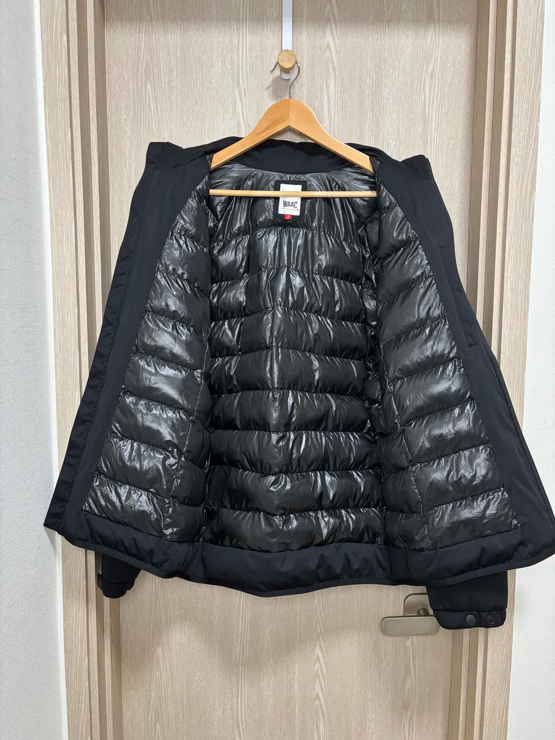 왁골프 풀집업 봄버패딩 스윙자켓2(100)/블랙 상품이미지4