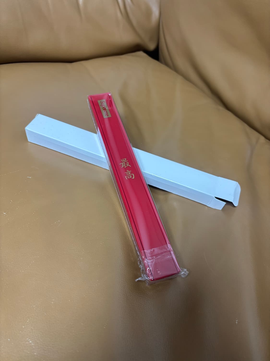 슈프림 젓가락 세트 레드 미사용품 소품 상품이미지2