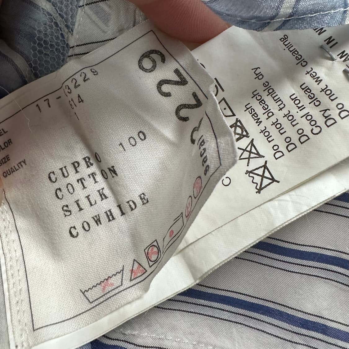 사카이 스트라이프 언발란스 셔츠  상품이미지8