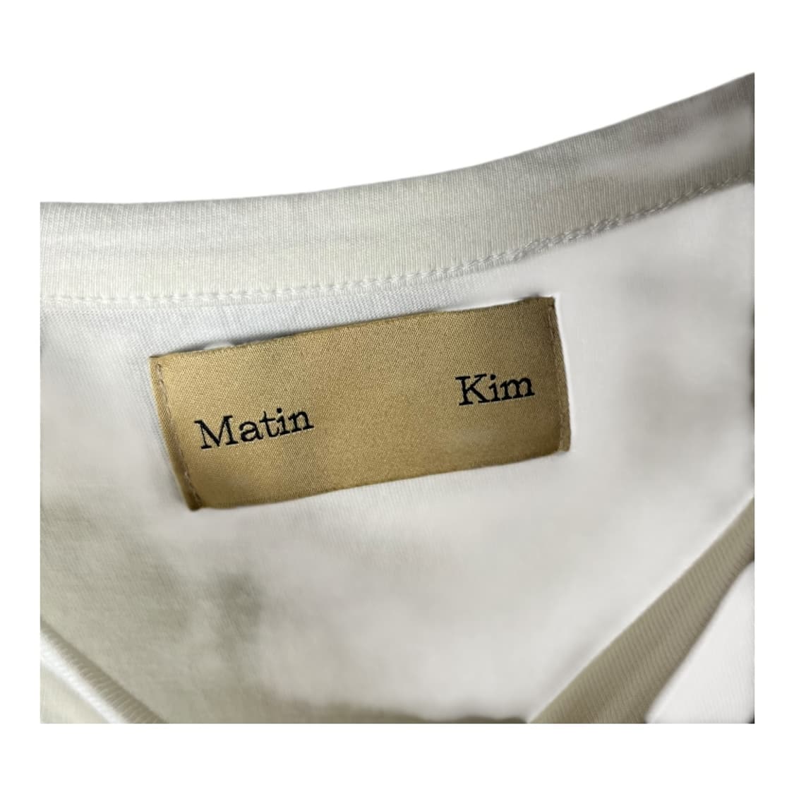 [Matin Kim] 마뗑킴 핀턱 로고 크롭 반팔티셔츠 상품이미지4