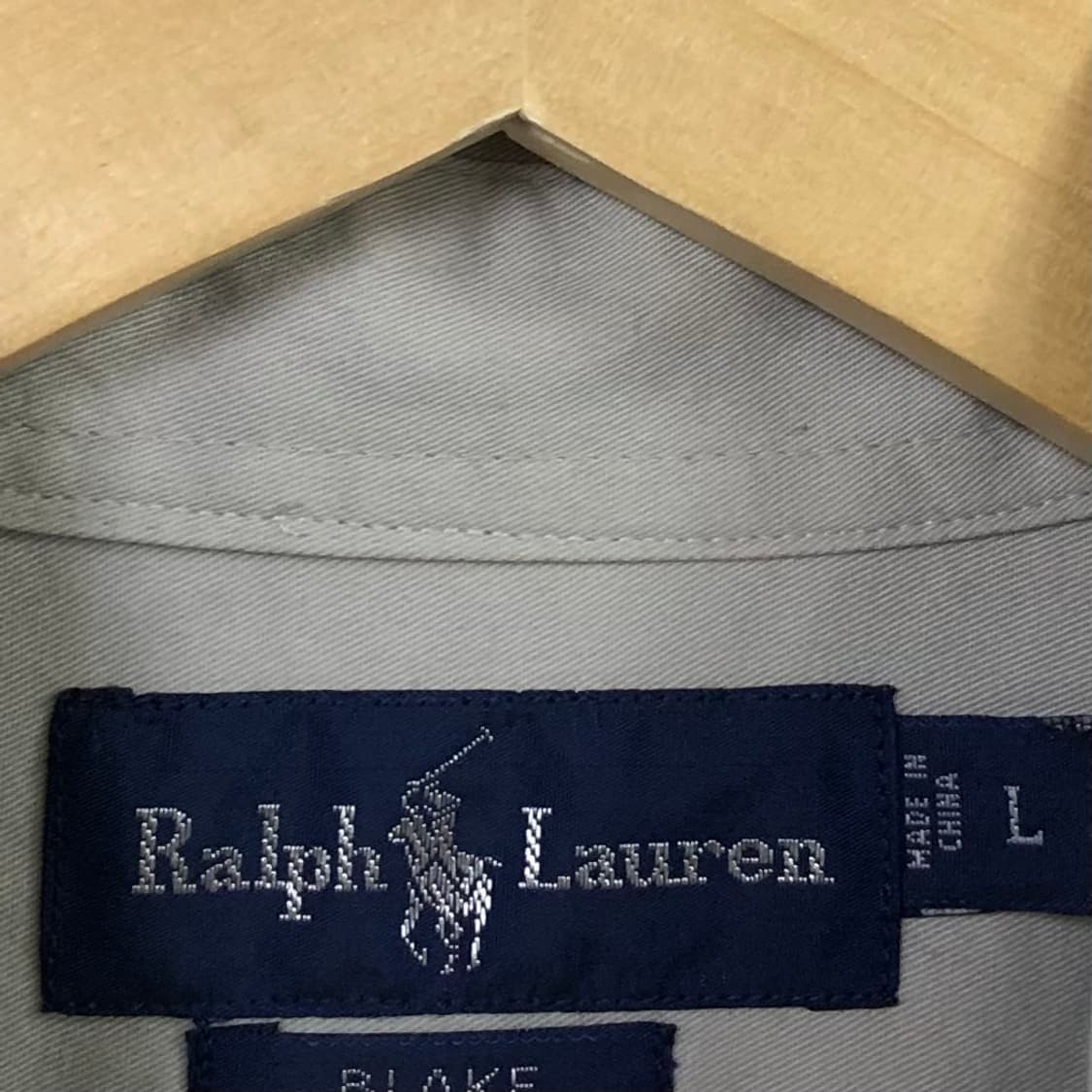 L 폴로 솔리드코튼 셔츠 상품이미지3