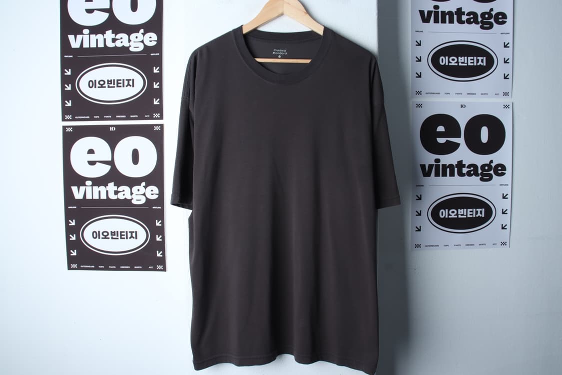 (2XL-3XL) 무신사 스탠다드 반팔 티셔츠 빅사이즈 무지-H33382 상품이미지2