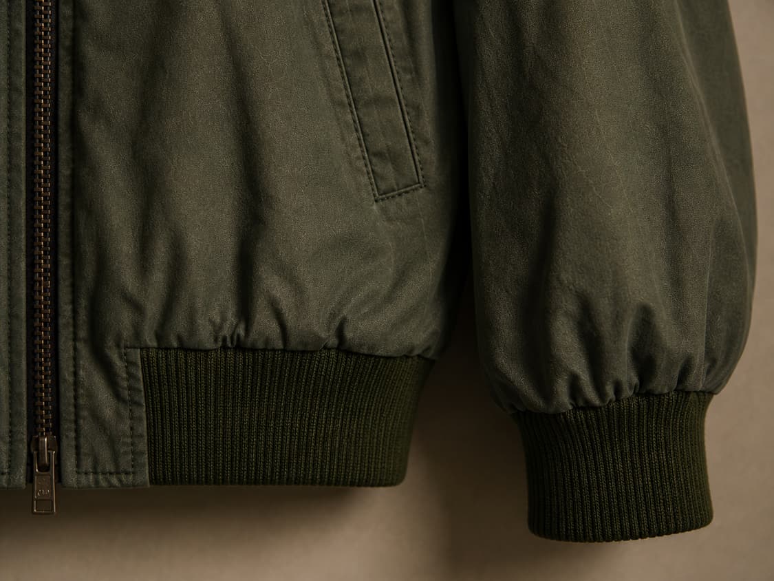 90s CHEMISE LACOSTE 리버시블 체크 블루종 자켓 (L) 상품이미지3