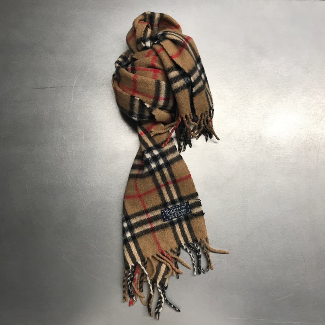 버버리 정품 캐시미어 머플러 베이지 상품이미지1