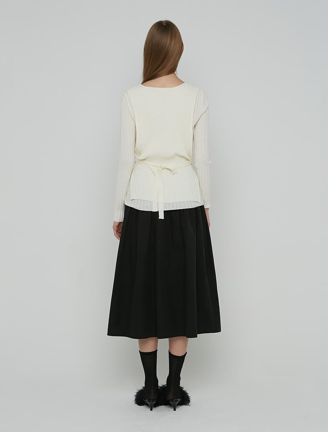 로우타이드 LAYERED KNIT [IVORY] 상품이미지4