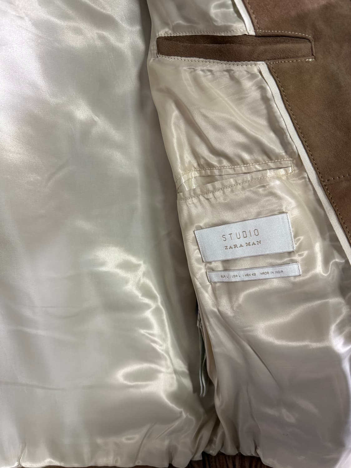 스튜디오 자라 스웨이드 자켓 (zara man) 상품이미지5