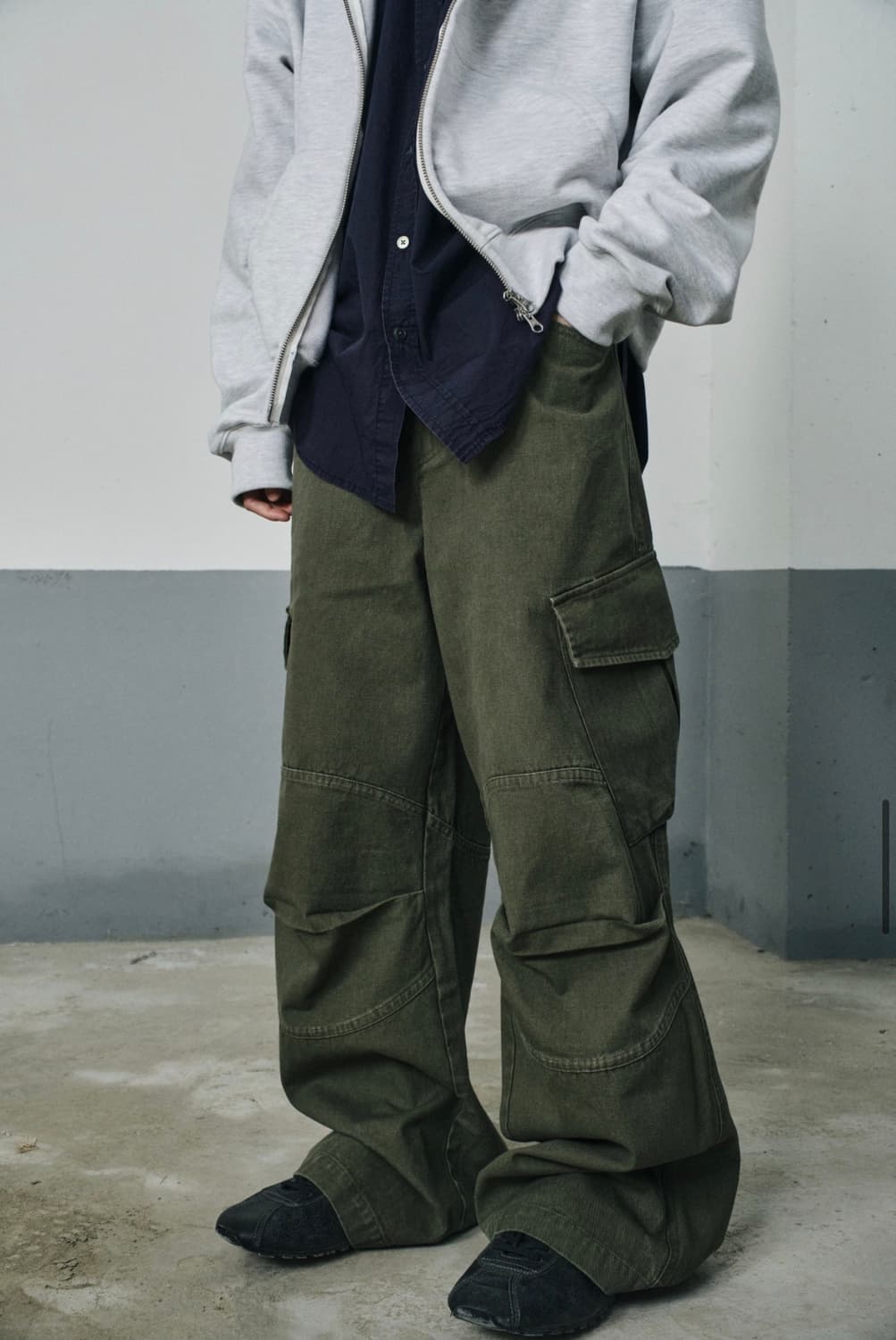 다이브인X무민서 WASHED VERN CARGO PANTS 상품이미지1