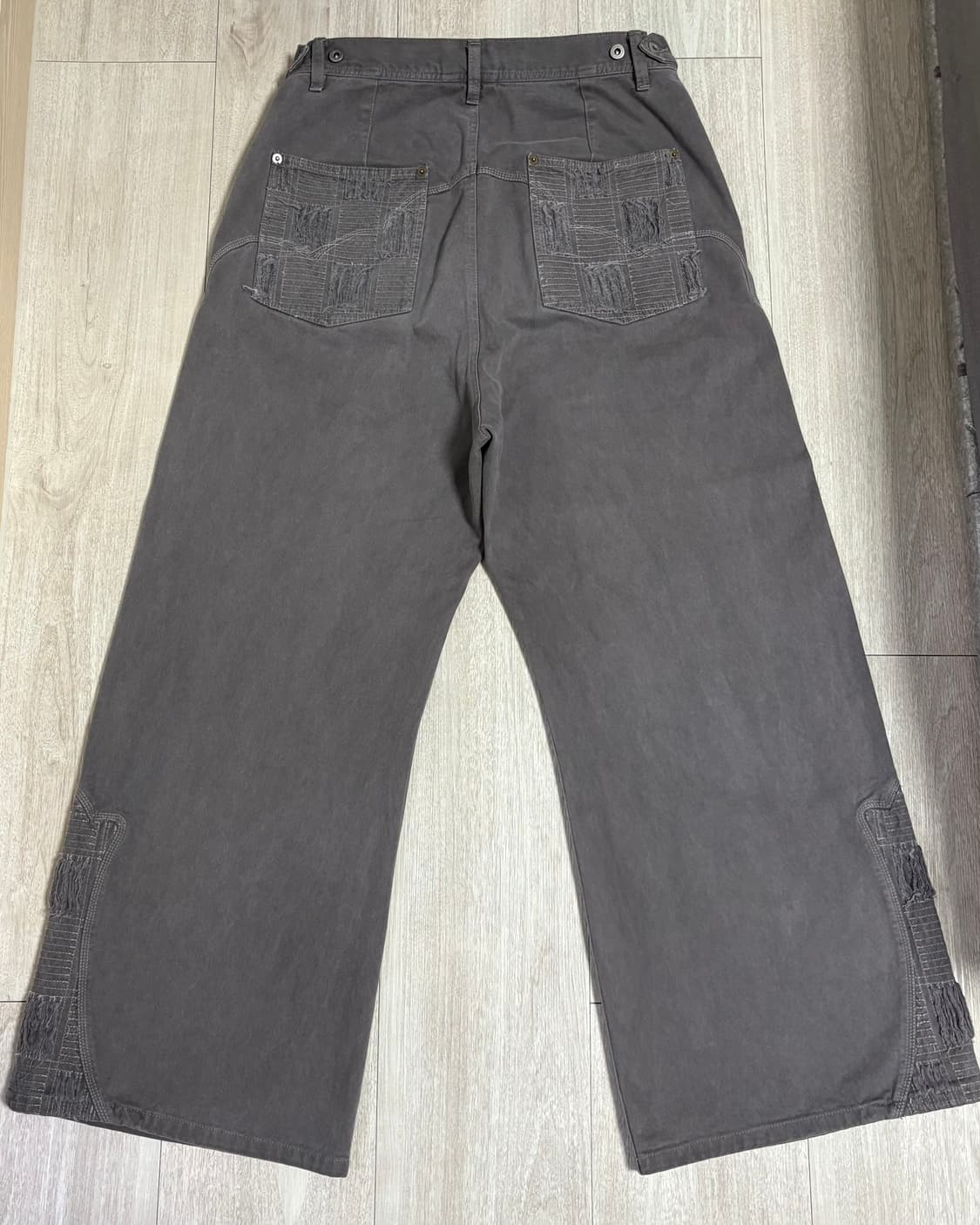 [3]폴리테루 1011 웨스턴 보로 팬츠 그레이 상품이미지3