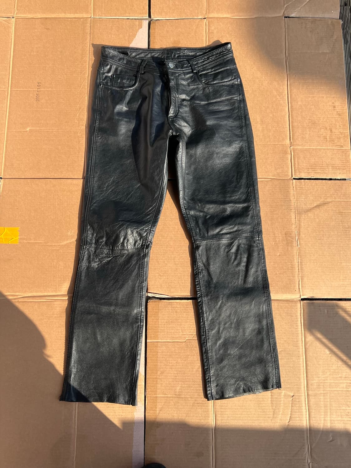 빈티지 레더팬츠 상품이미지1