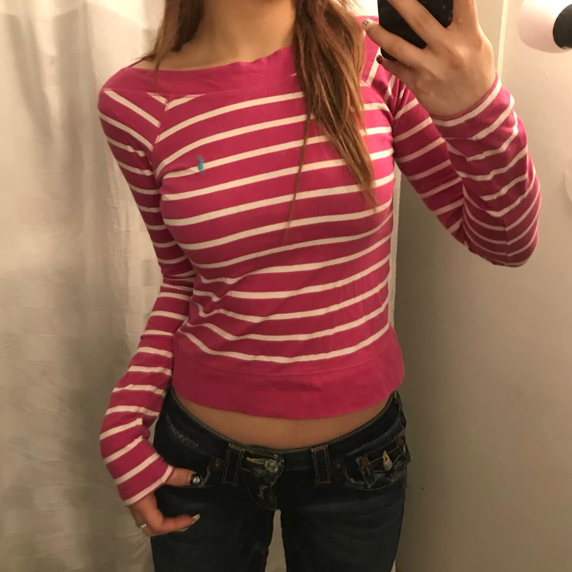 Polo 폴로랄프로렌 슬림핏 보트넥 롱슬리브 상품이미지1